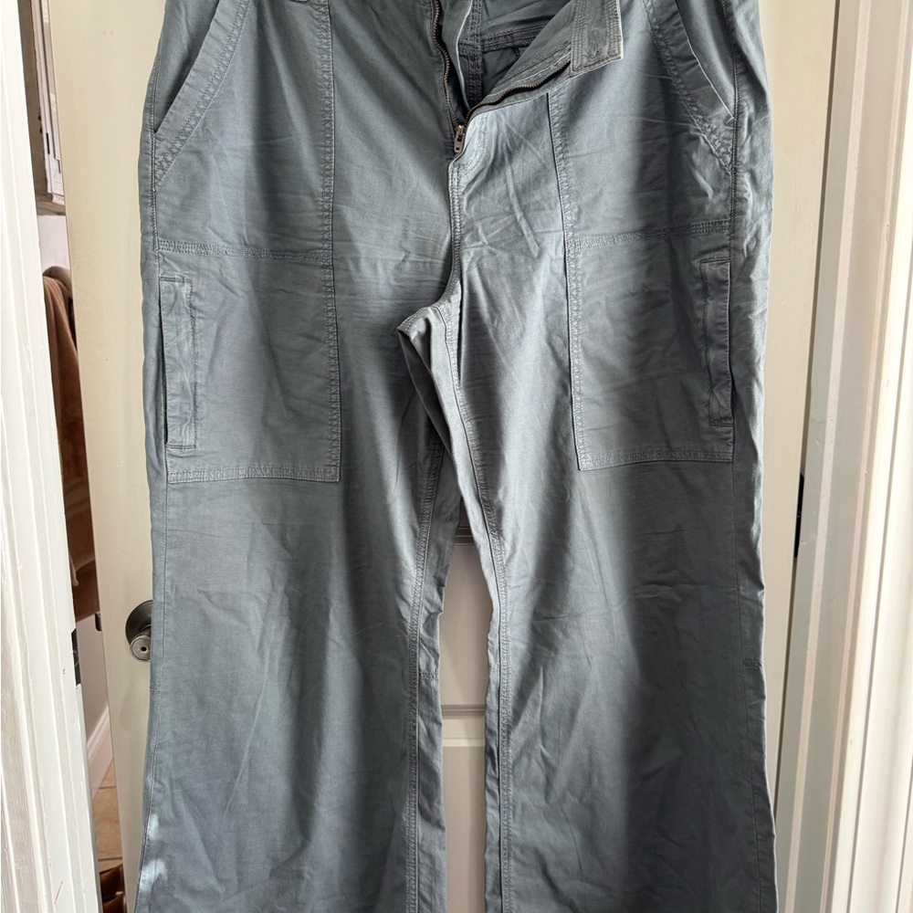 American Eagle Outfitters Women's Baggie flare Pants in grey